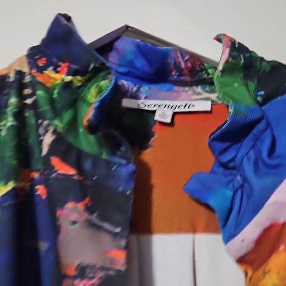 Serengeti Multicolor Abstract Tunic - Picture 3 of 7